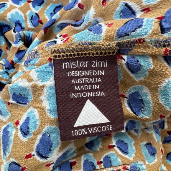 Mister Zimi loose & flowy elastic waistband harem pants. Size S - M. EUC - Picture 6 of 8